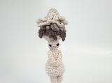 Crocheted Young Ink Cap plushie