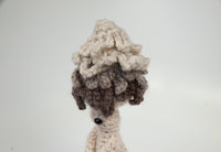 Crocheted Young Ink Cap plushie